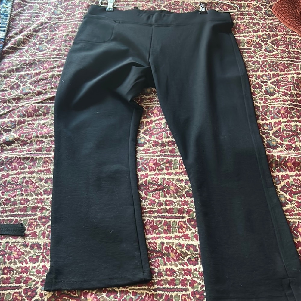American Giant Black Boot Cut Flare Pants